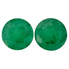 1.69 Ct Emerald Round Loose Gemstone
