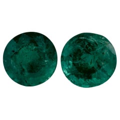 1.69 Ct Emerald Round Loose Gemstone