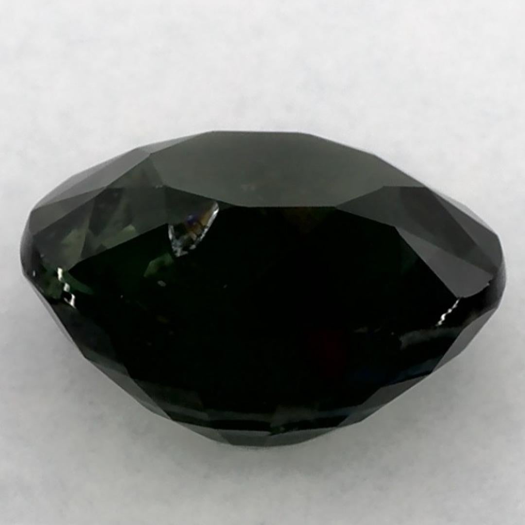 1.69 Karat Grüner Saphir Rund Lose Edelstein im Zustand „Neu“ im Angebot in Fort Lee, NJ