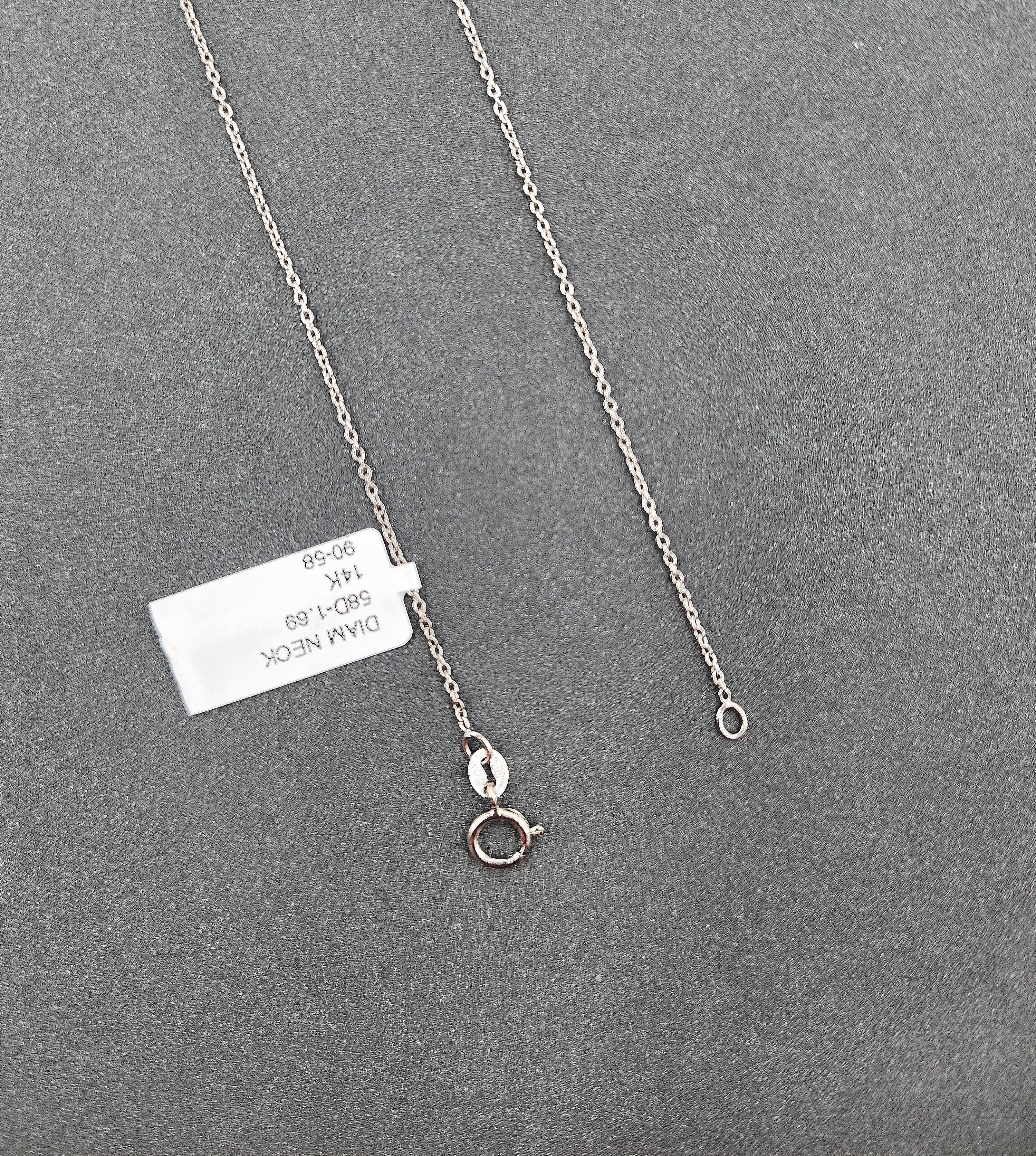 Femenino o masculino Collar Tenis Diamante Medio 1,69 ct en venta