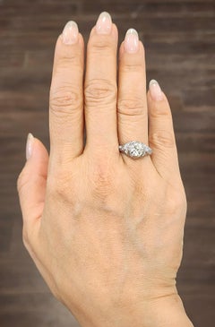 1.69 Karat Diamantring im alten europäischen Schliff