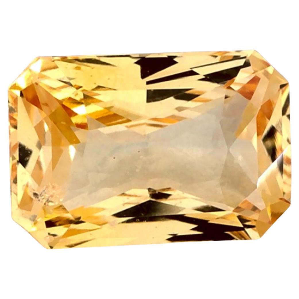 1.69 Ct Yellow Sapphire Radiant Loose Gemstone (pierre précieuse en vrac)
