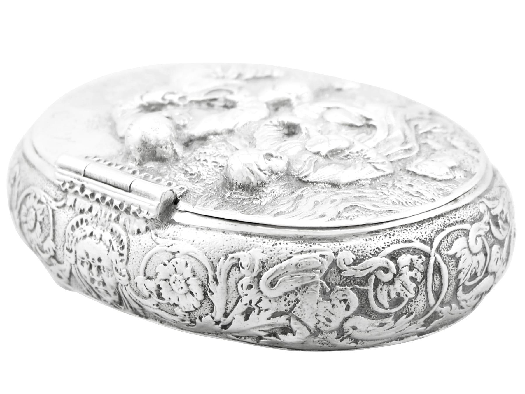 1690er Jahre Antike holländische Silber-Tabakdose im Zustand „Hervorragend“ im Angebot in Jesmond, Newcastle Upon Tyne