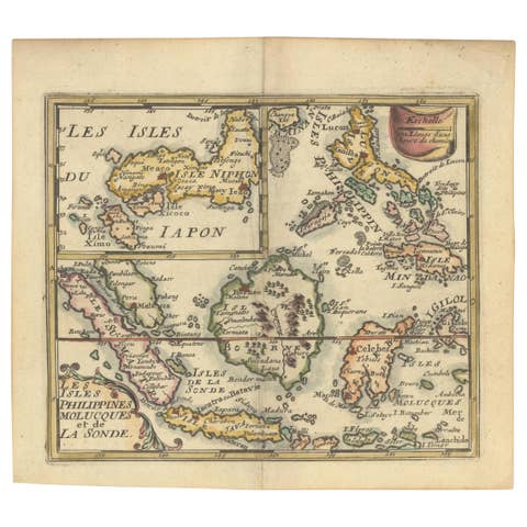 1692 Jacq. Peeters Map: East Indies, Indonesia, Japan, Philippines and Singapore