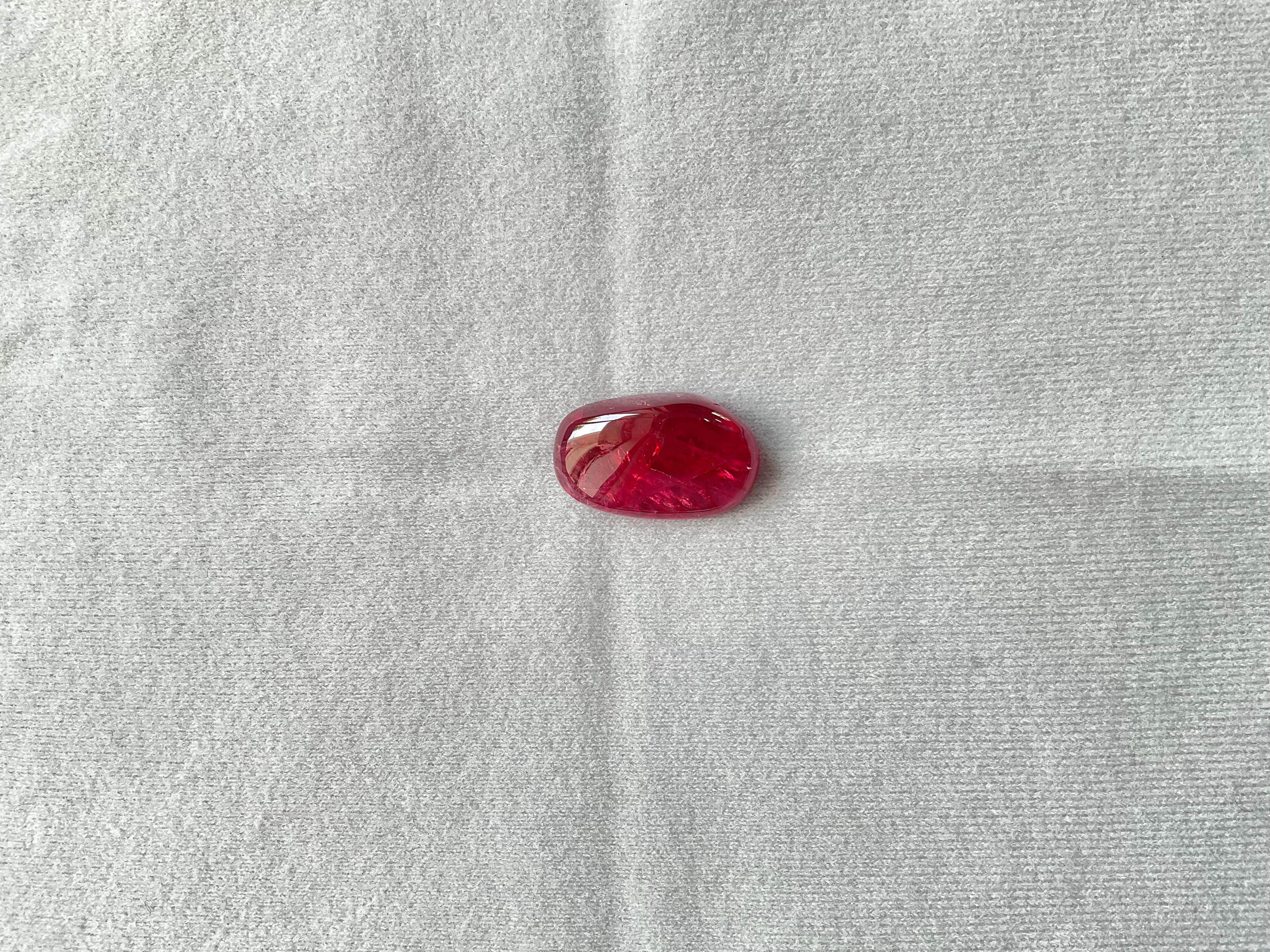 Women's or Men's 16.93 Carat Burmese Spinel Tumbled Plain No-Heat Fine Jewelry Natural Gemstone For Sale