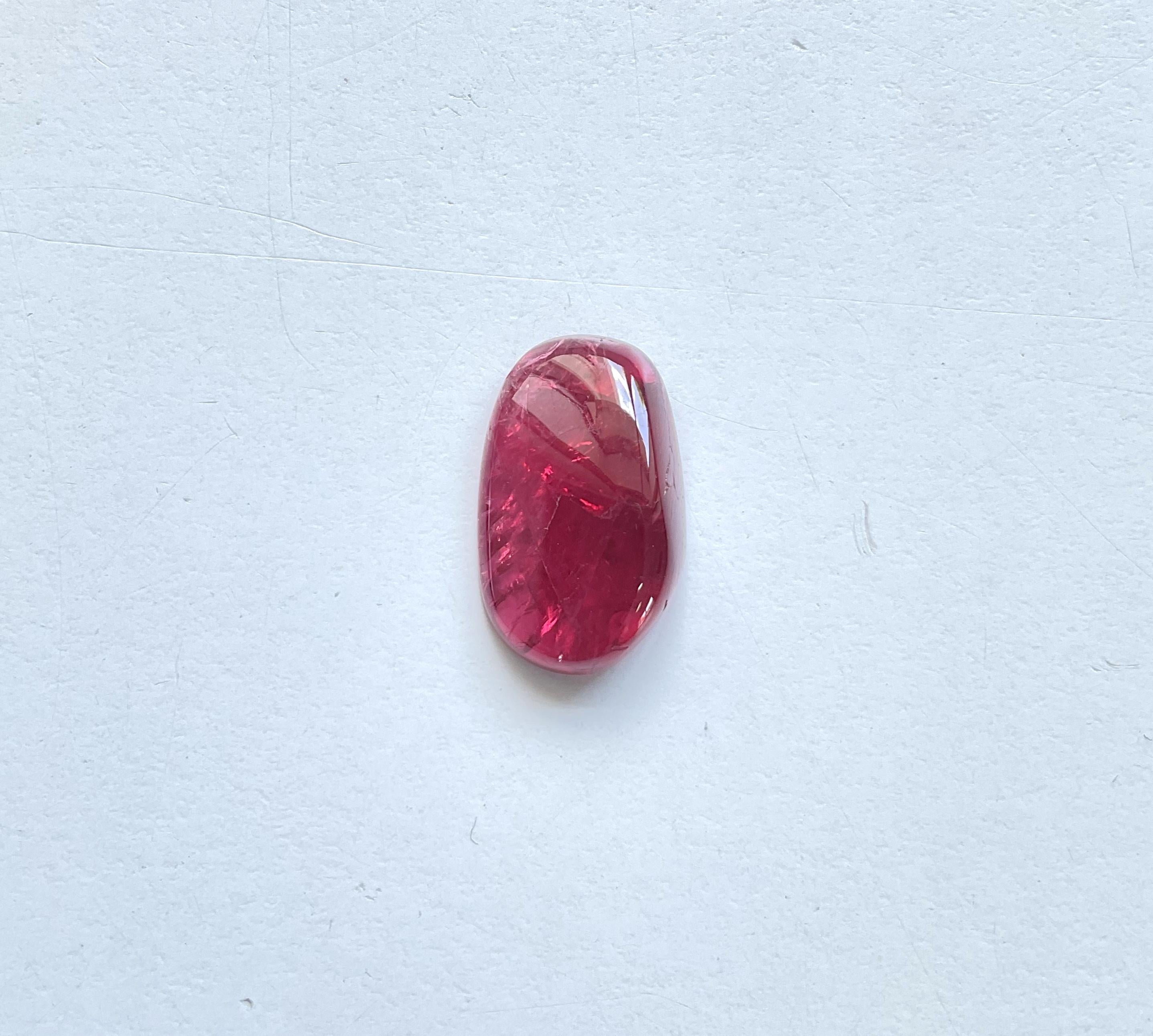 16.93 Carat Burmese Spinel Tumbled Plain No-Heat Fine Jewelry Natural Gemstone For Sale 2