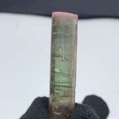 16.95 Gram Amazing Bi Color Tourmaline Crystal From Paprook Mine, Afghanistan