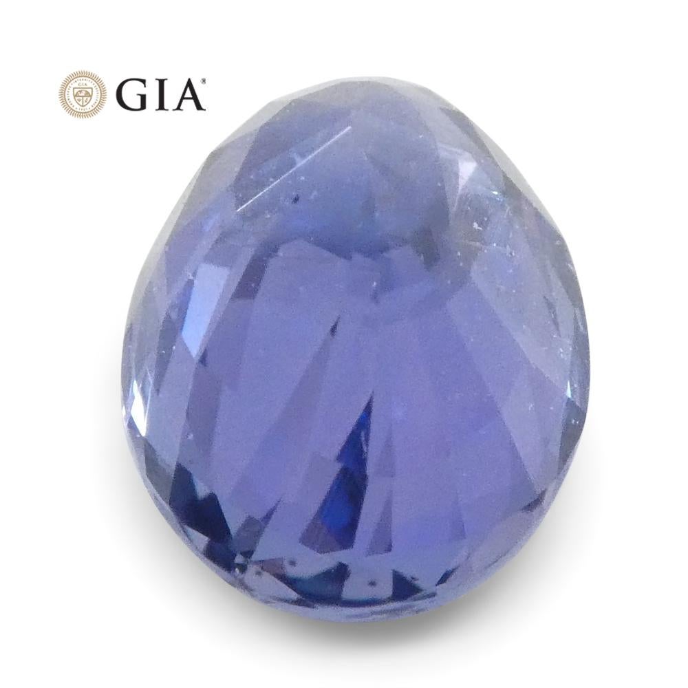 1.69ct Color Change Sapphire Oval GIA Certified Unheated, Sri Lanka, Vivid Viole For Sale 9