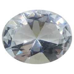 1.69 Karat ovaler blauer Aquamarin aus Brasilien, unerhitzt