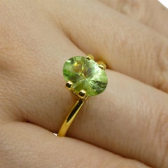 1.69ct Oval Green Merelani Mint Tsavorite Garnet from Tanzania