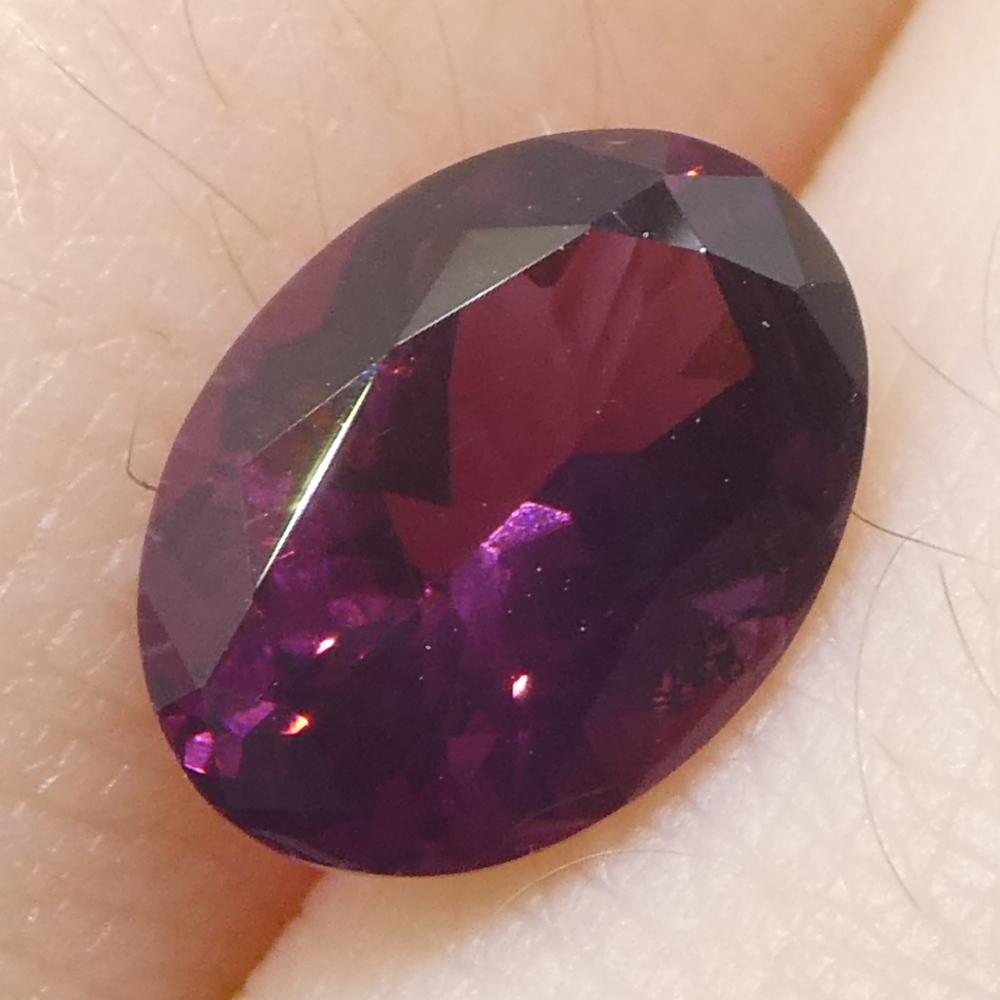 1.69 Karat ovaler rosa Spinell aus Burma, unerhitzt im Angebot 7