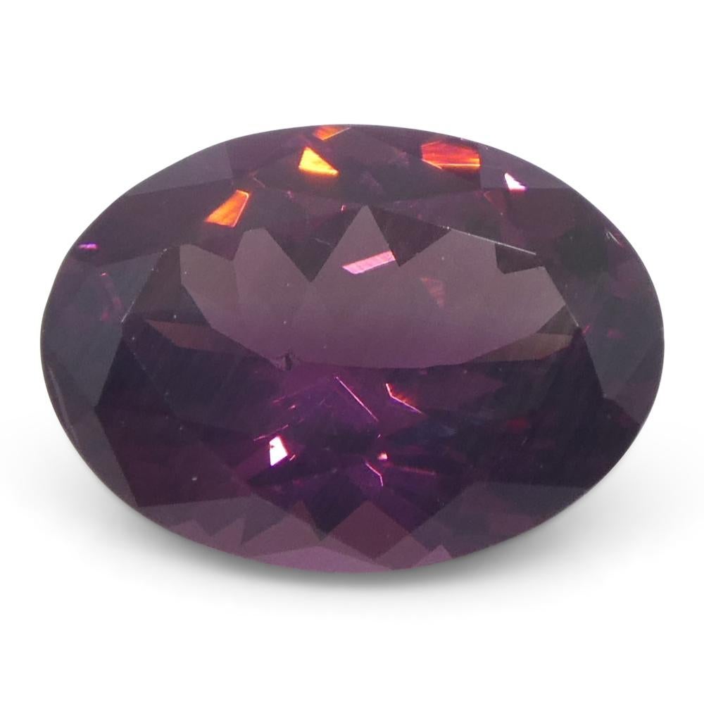 1.69 Karat ovaler rosa Spinell aus Burma, unerhitzt im Angebot 1