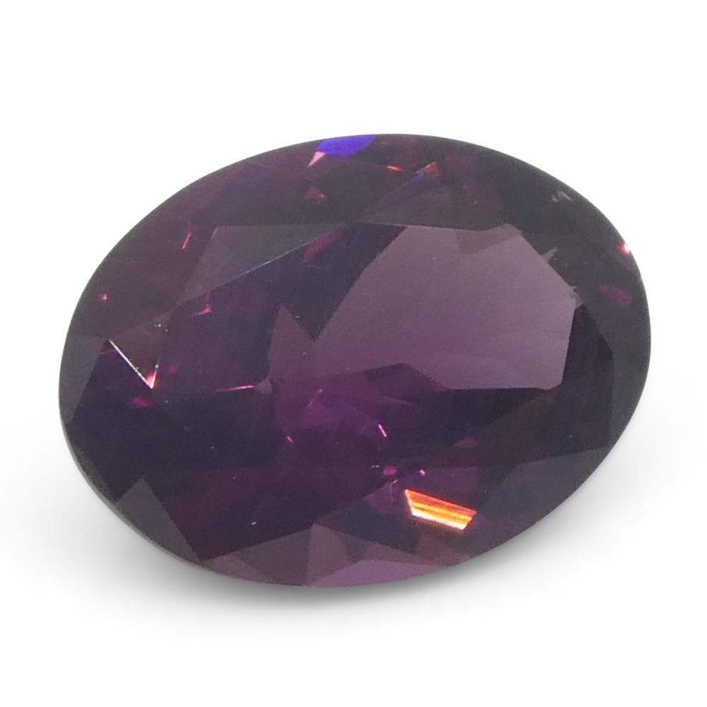 1.69 Karat ovaler rosa Spinell aus Burma, unerhitzt im Angebot 3