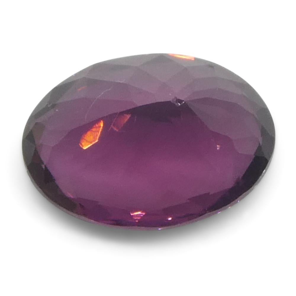 1.69 Karat ovaler rosa Spinell aus Burma, unerhitzt im Angebot 5