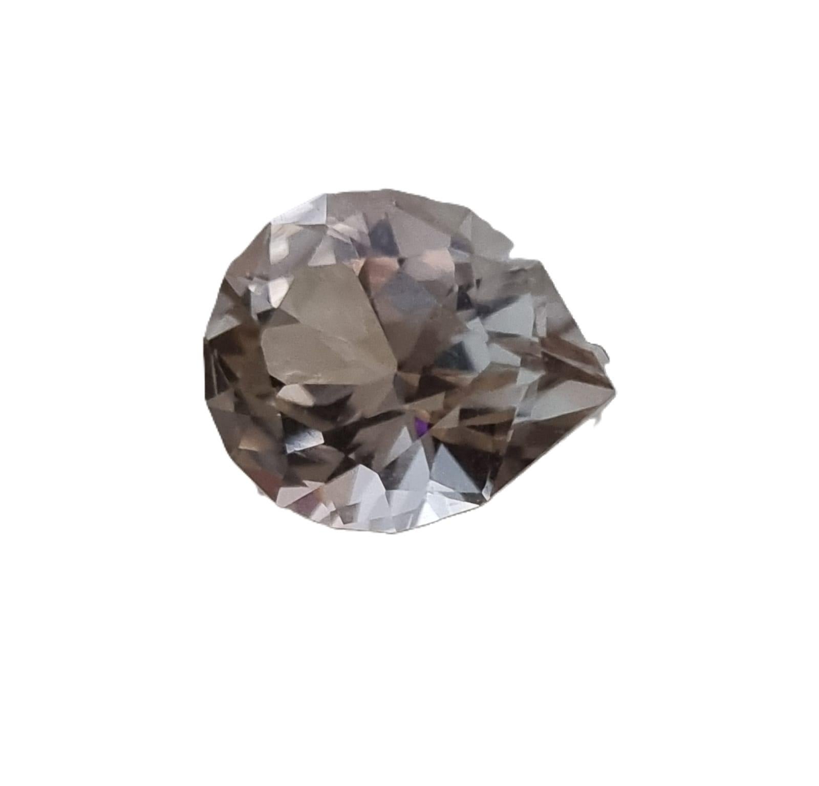 1.69ct  PEAR Cut  BI-COLOR TOURMALINE Gemstone  For Sale 1