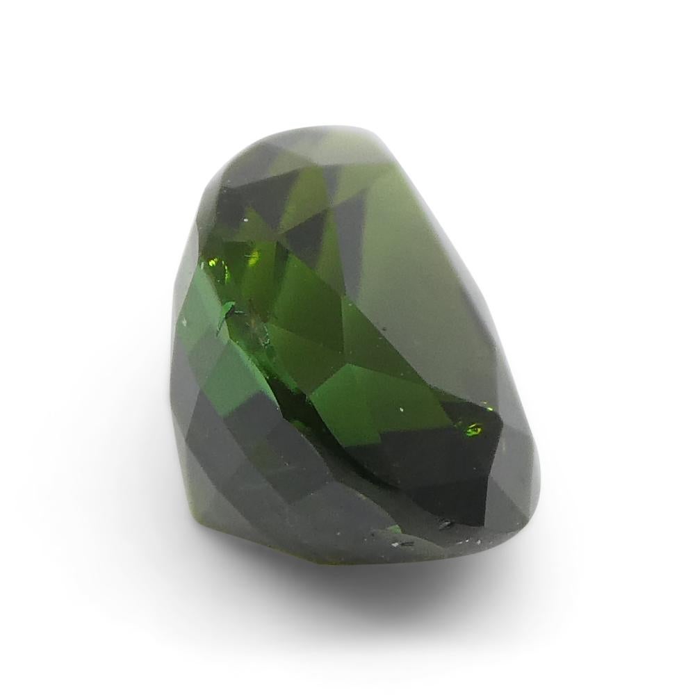 1.69ct  Pear Green Tourmaline from Brazil For Sale 1