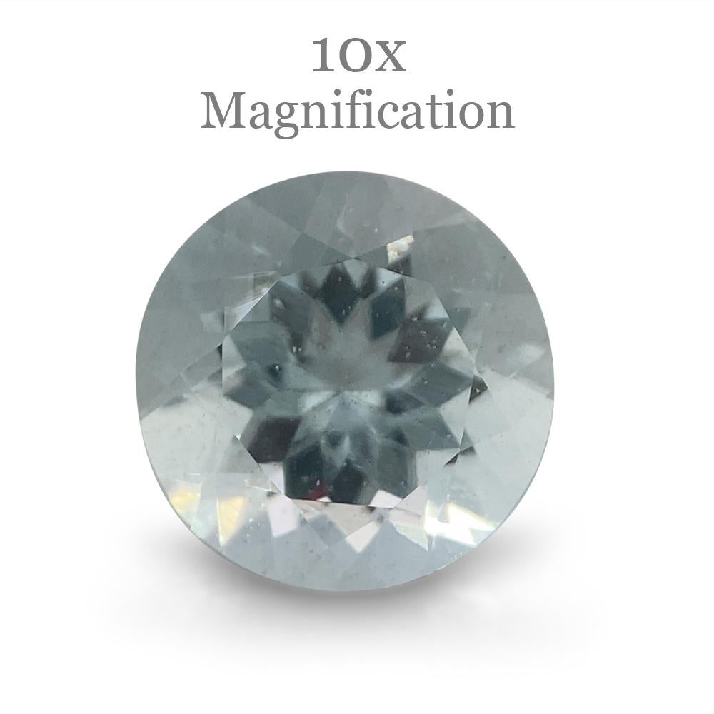 1.69ct Acquamarina rotonda in vendita 7
