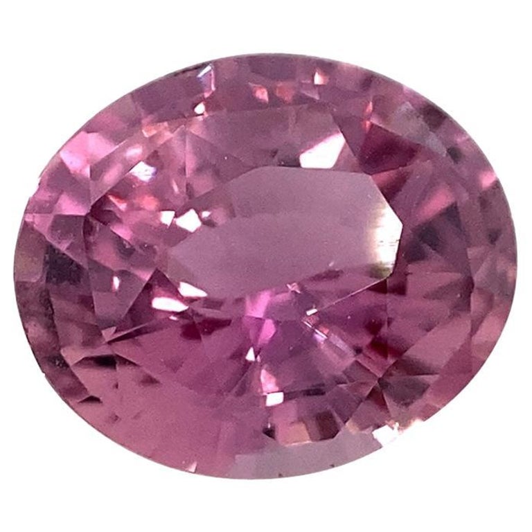 2,06 Ct Saphir Rose Non Chauffé Certifié GIA – Teinte Rose Pourpre Foncé, Taille Octogonale