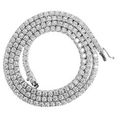 16 Carat VVS Diamond Tennis Necklace