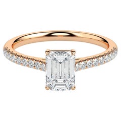 1.6cts Moissanite Wedding Ring Engagement 925 sterling Silver rectangle shape