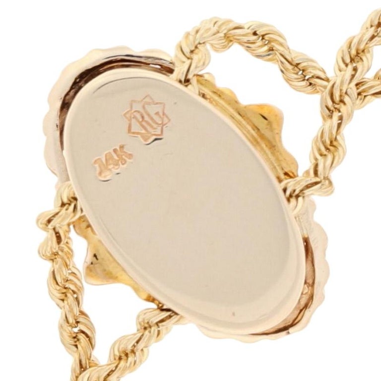 .16 Carat Round Cut Ruby Slide Charm Bracelet, 14 Karat Yellow Gold