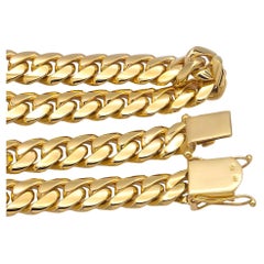 16mm VIP Miami Cuban Link 14K Solid Gold Necklace 498 grams 28.5 In.