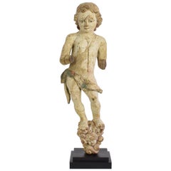 16th-17th Century Carved Italian Angel Figure