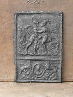 16th - 17th Century German Gothic 'Joab and Abner' Fireback / Backsplash