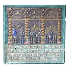 16th-17th Century German Gothic 'Religious Theme' Fireback