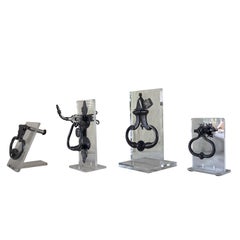 16th - 17th Century Italian Collection of Mounted Door Knockers - Venetian Décor