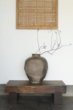 Japanischer Ko-Shigaraki-Krug aus dem 16.–17. Jahrhundert, Muromachi- bis Momoyama-Zeit PO393