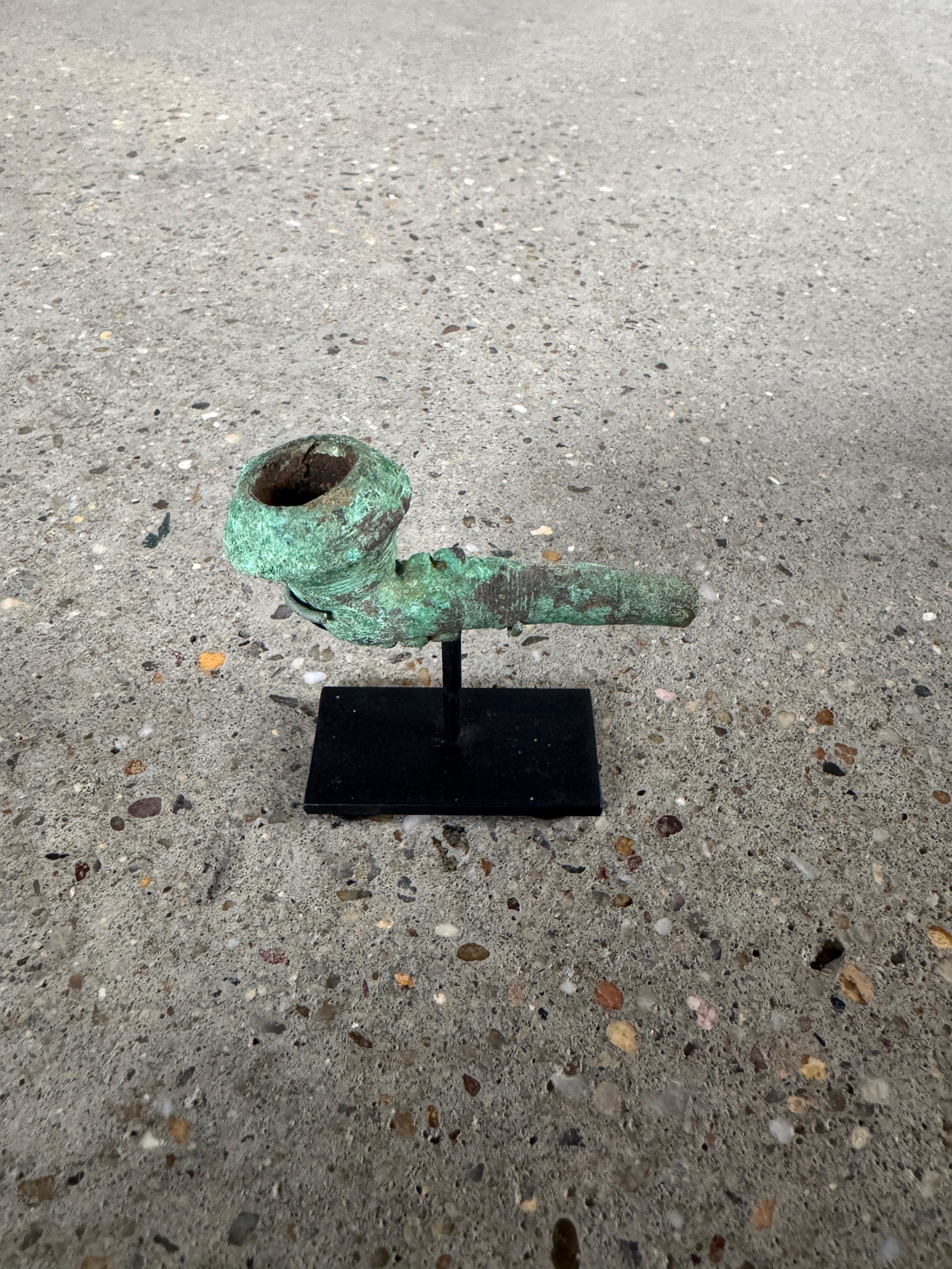 16th-18th Century Bronze Pipe Heads excavated from Central Highlands, Vietnam For Sale 8