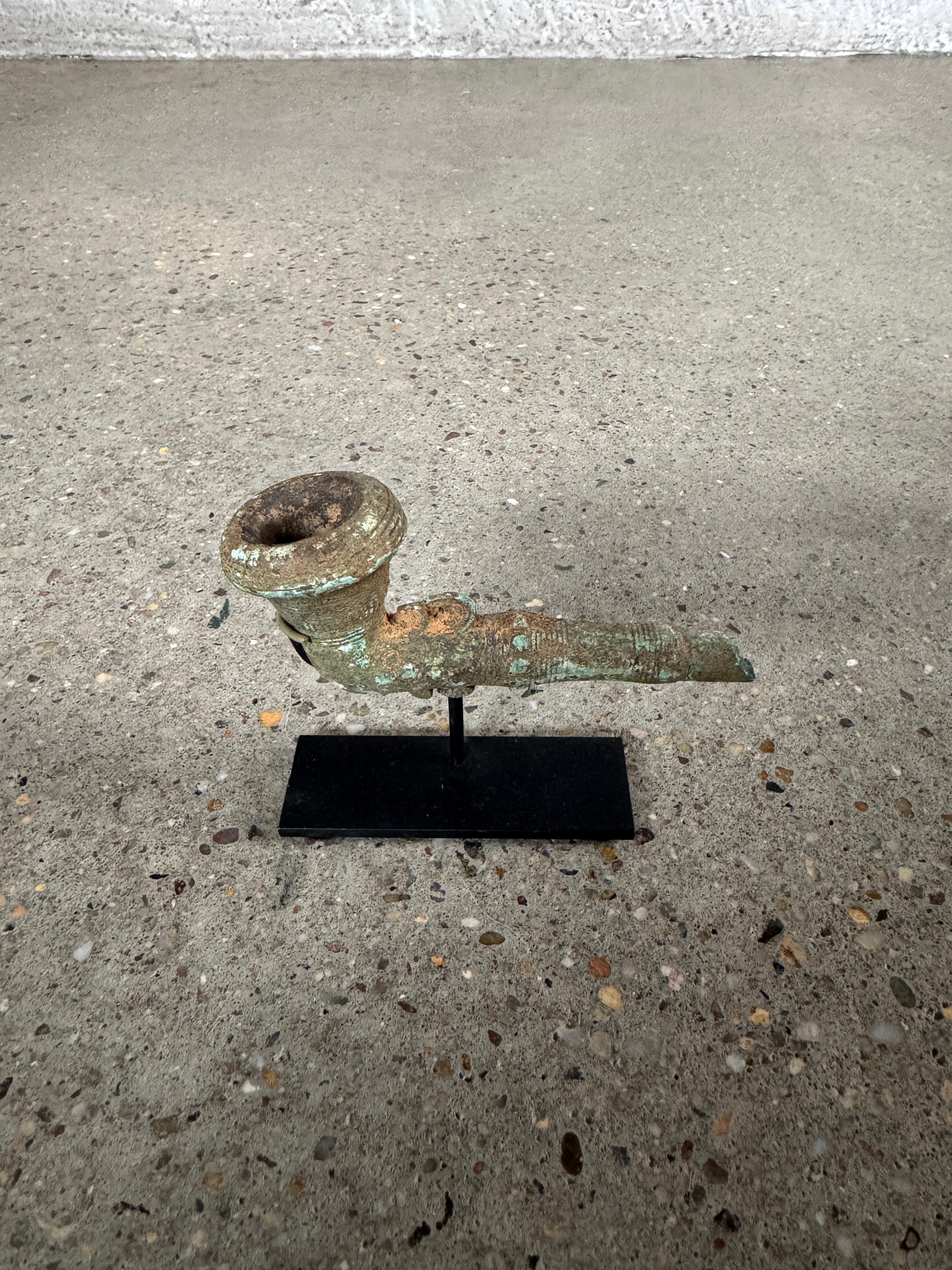 16th-18th Century Bronze Pipe Heads excavated from Central Highlands, Vietnam For Sale 12