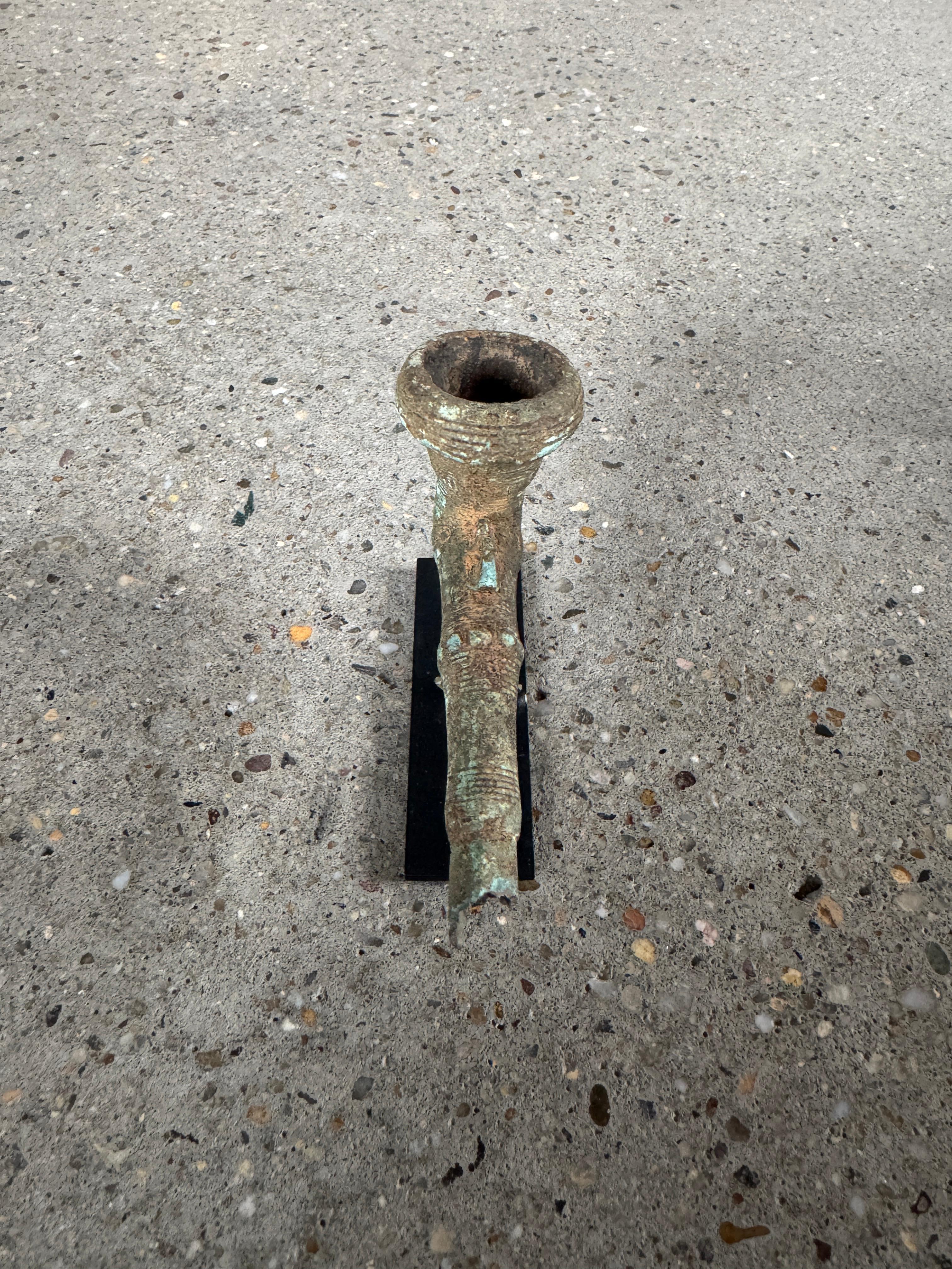 16th-18th Century Bronze Pipe Heads excavated from Central Highlands, Vietnam For Sale 14