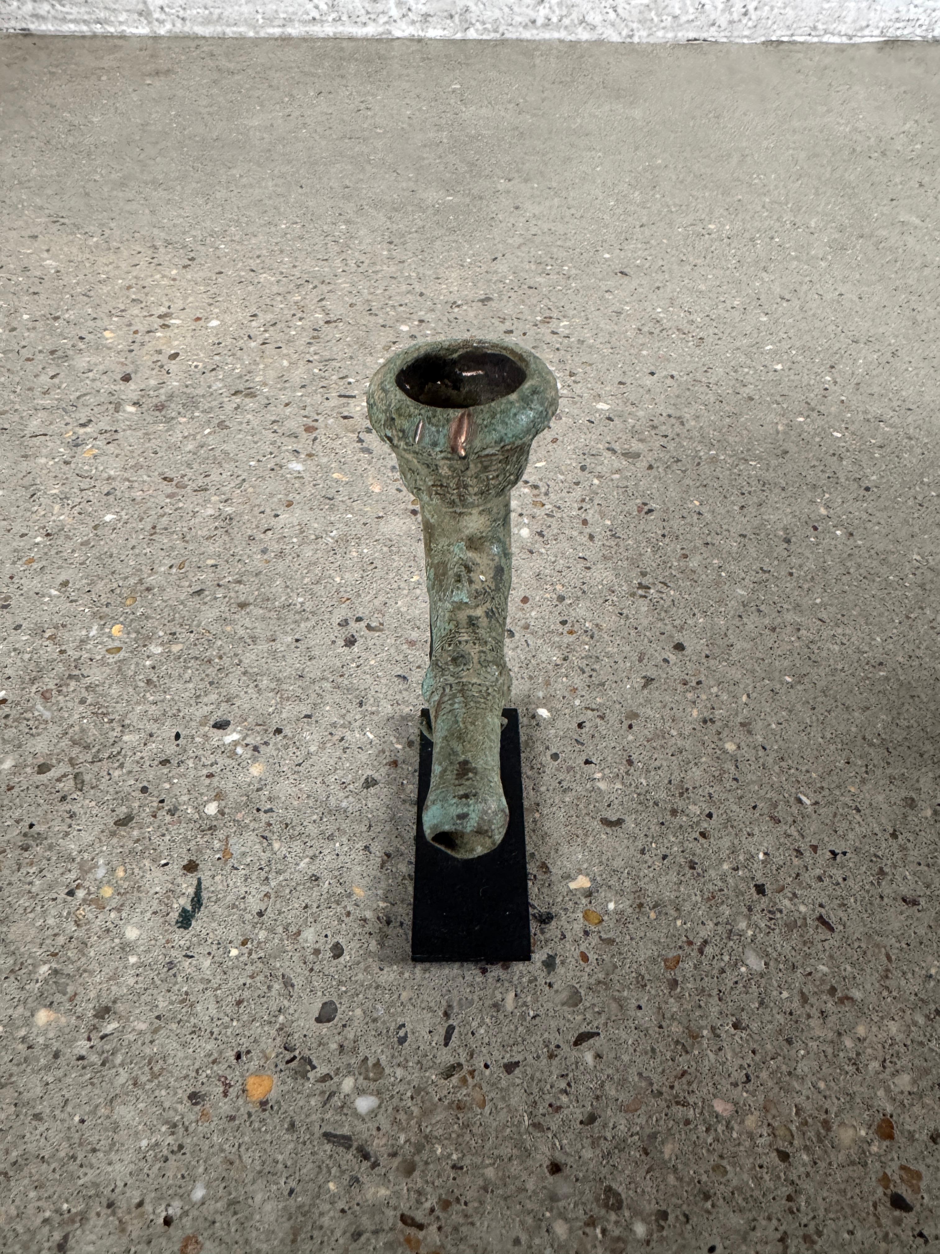 16th-18th Century Bronze Pipe Heads excavated from Central Highlands, Vietnam For Sale 15