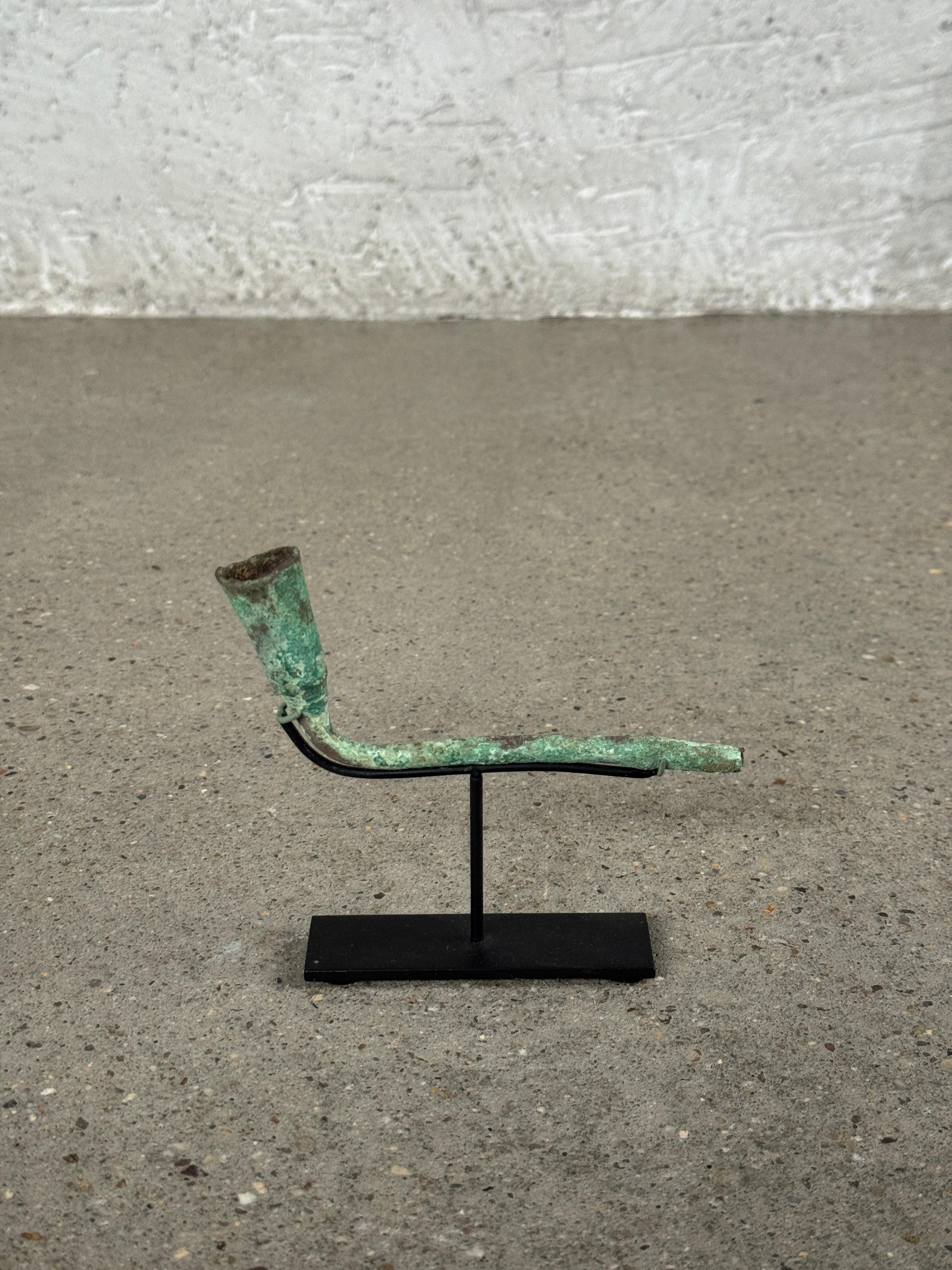 16th-18th Century Bronze Pipe Heads excavated from Central Highlands, Vietnam For Sale 2