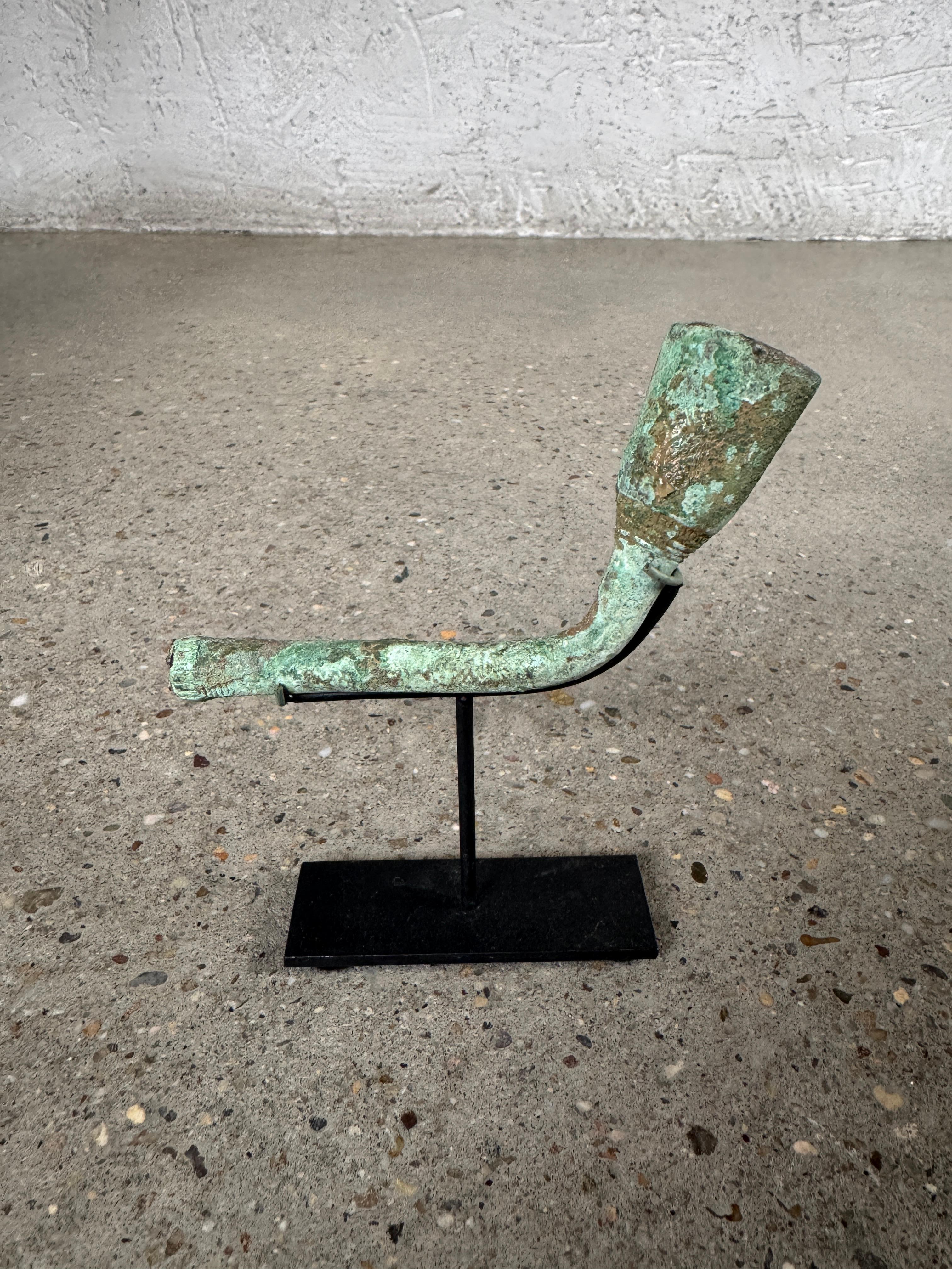 16th-18th Century Bronze Pipe Heads excavated from Central Highlands, Vietnam For Sale 4