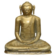 16th-18thC Kandy Period Sri Lanka Buddha. Brilliant Temple Piece