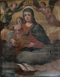 16th C. Portuguese Renaissance Painting “Our Lady of Navigators”.