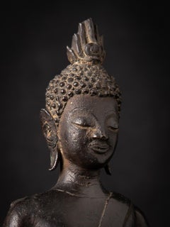 16th century 16th century bronze Lanna Buddha statue from Thailand
