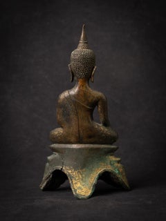 16th century antique bronze Thai Buddha statue from Burma