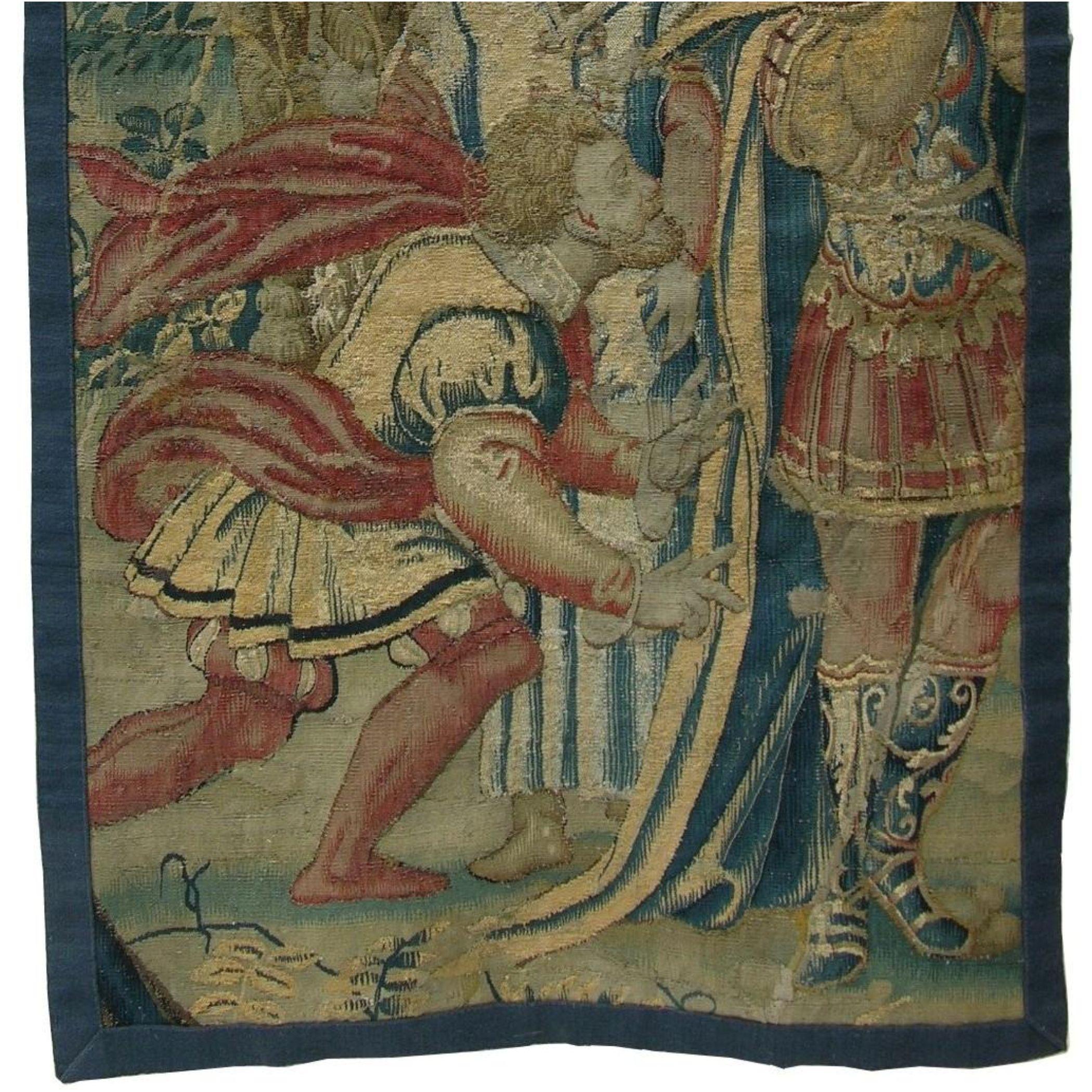Unknown 16th Century Antique Brussels Tapestry 5'2