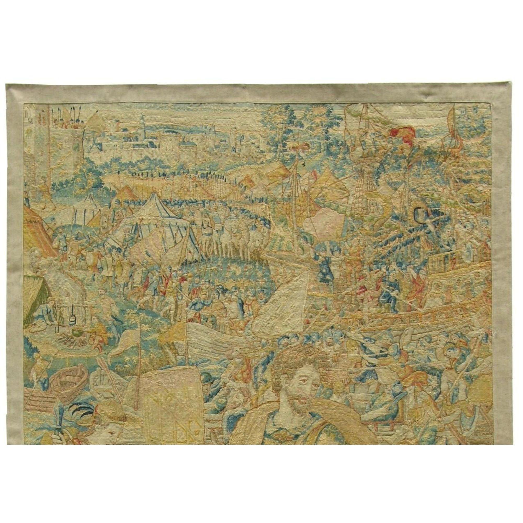 Other 16th Century Antique Brussels Tapestry 7'4
