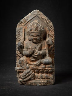 16th century Antique Nepali stone figure of Mahakala