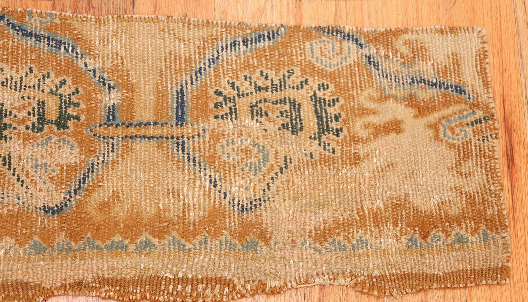 Other 16th Century Antique Spanish Cuenca Fragment 2' x 6'2