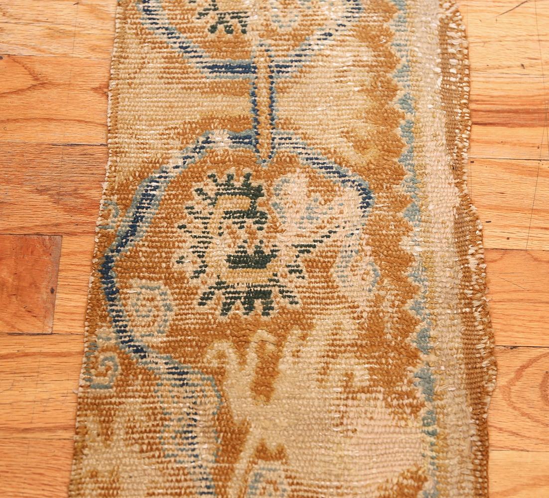 16th Century Antique Spanish Cuenca Fragment 2' x 6'2