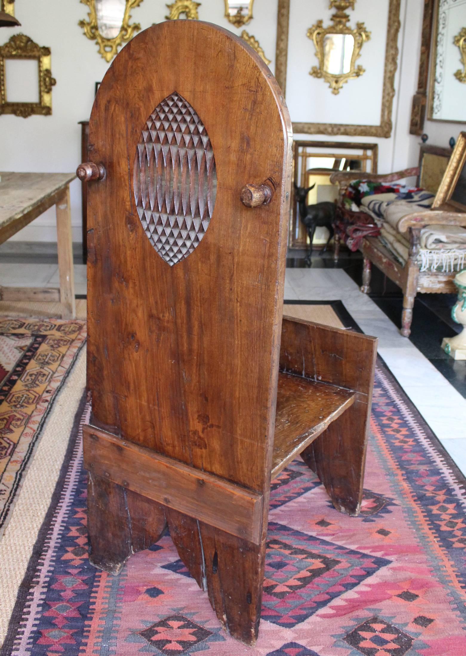 Hand-Carved 16th Century Belgian Gothic Oak Confessional