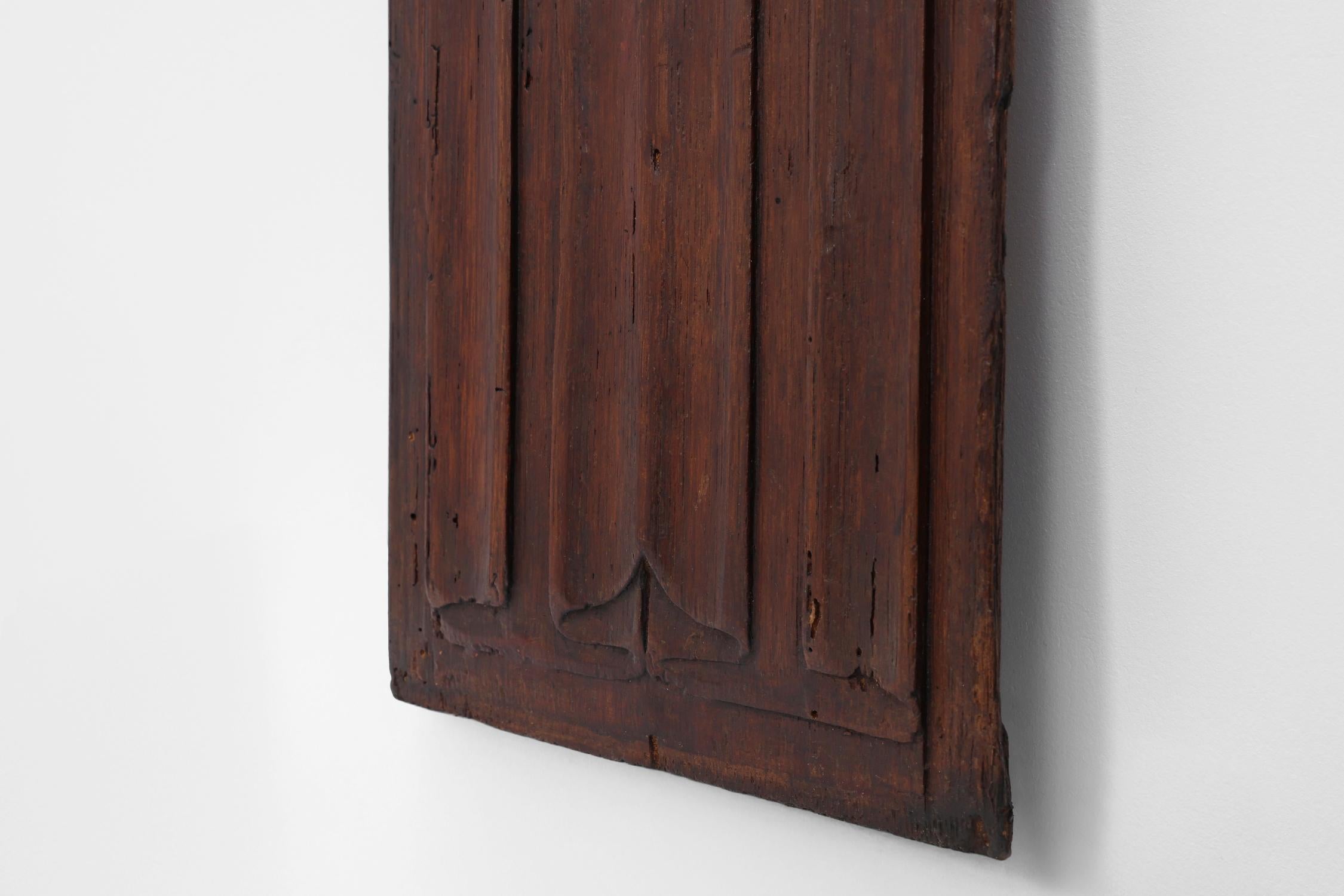 16th Century Belgian Gothic Oak Panel For Sale 3