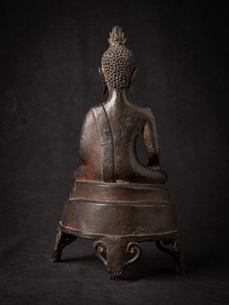 18th Century and Earlier 16th Century Bronze Lanna Buddha Statue from Thailand For Sale