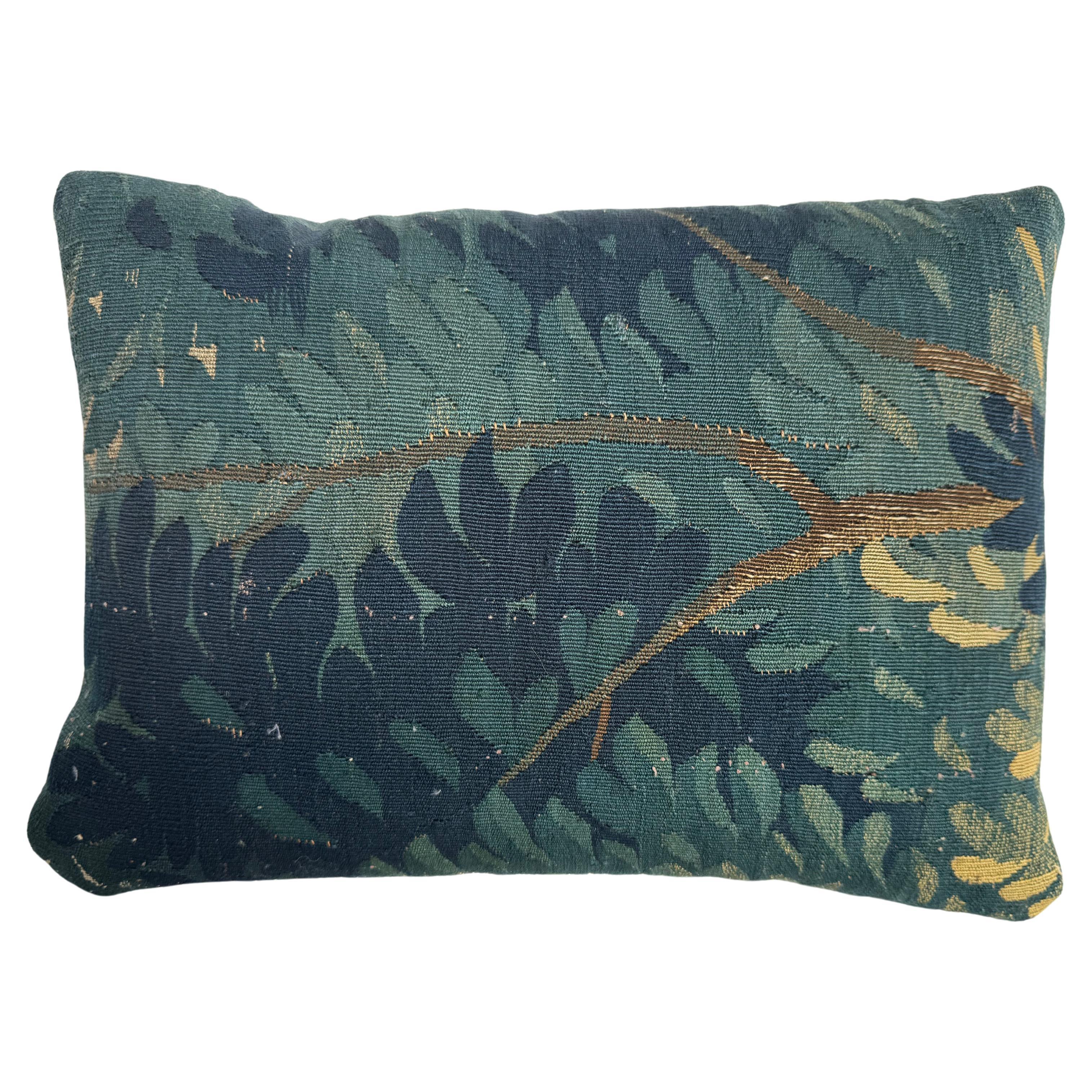 16th century Brussels 13" x 9" Pillow For Sale